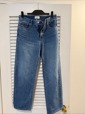 pistola Women's Straight-Leg Jeans in Classic Blue Wash